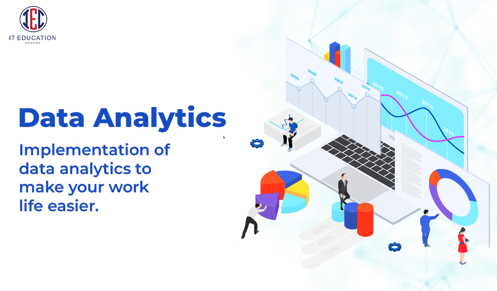 Implementation of data analytics to make your work life easier.