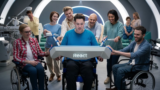 React